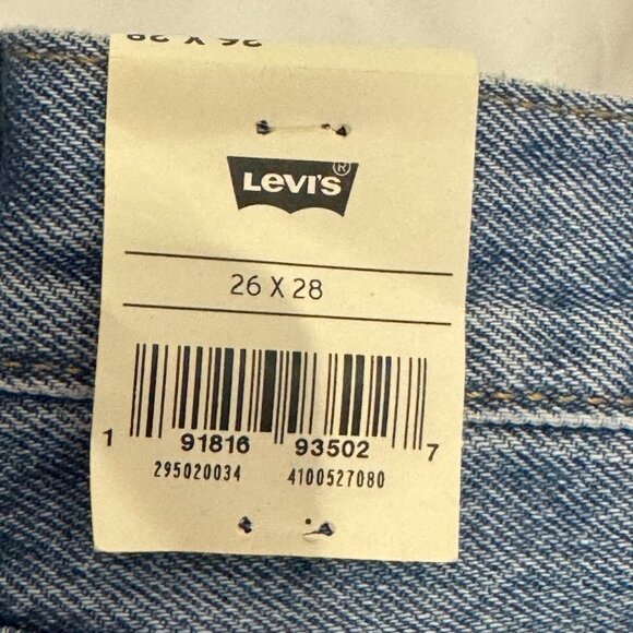 Levi's 501 Distressed High Rise Skinny Jeans - 26x28 - Picture 10 of 11